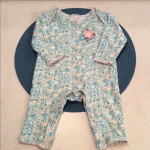 Albetta floral onesie. Size 3-6M.